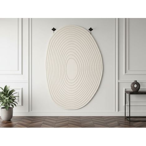 BOBOCHIC - Tapis poils courts BRIAC motif géométrique 200x290 Beige (1/5)