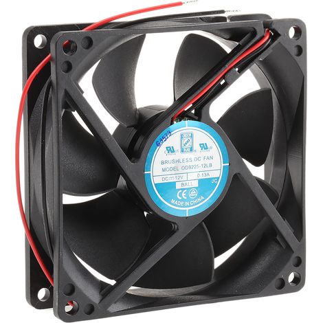 Ventilateur axial RS PRO 12 V dc, 49.3m³/h, 92.5 x 92.5 x 25mm, 1.6W ( Prix pour 1 )