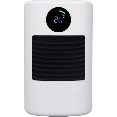 Mini radiateur d'appoint, souffleur d'air chaud, chauffage de bureau, norme européenne 220 V (1/5)