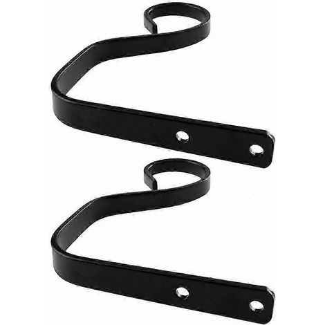 Lot de 2 crochets de suspension pour plantes d'extérieur avec supports, adaptés à la décoration de jardin. (1/4)