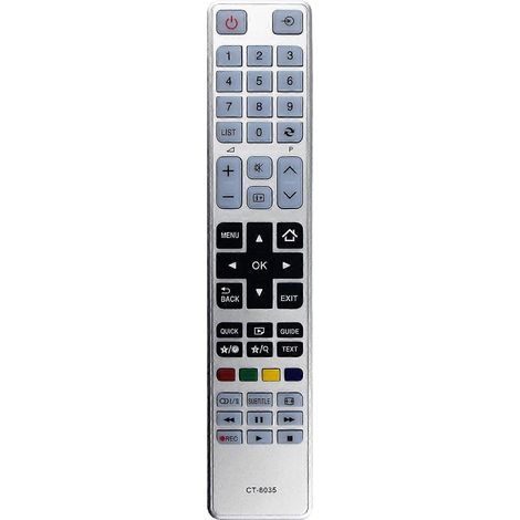 Ersatzfernbedienung CT-8035 für Toshiba 40L3453DB, 40L1653DB, 32W3453DB, 32W3451DB, 32D3453DB, 40L3451DB und 40L3455DB (1/5)