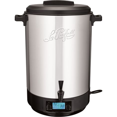 Stérilisateur de bocaux électrique 45l 2500w – Cuve inox brillante – Écran LCD avec minuterie – Température réglable jusqu’à 100°C – 40832B3 – Le Parfait