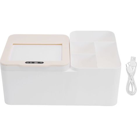 Boîte Rangement Bureau Capteur Intelligent Électrique – Organisateur Bureau Papeterie Maquillage Mouchoirs Maison Office (1/5)