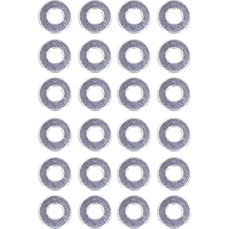Lot de 150 rondelles plates et vis A2-70 acier inoxydable DIN125 M3 pour remplacement industrie auto maison (1/5)