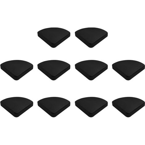 Lot de 10 Protège-Coin - Protège-Coin pour Meubles - Silicone Liquide Souple - Pour Sécurité Enfants - 30 mm x 5 mm (1/2)
