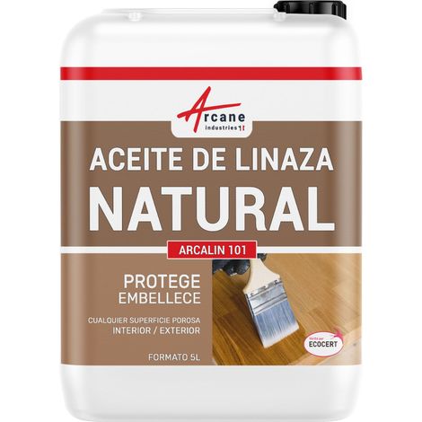 Aceite de Linaza Natural para madera interior, exterior: ARCALIN 101