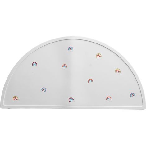 Rutschfeste, lebensmittelechte Silikontischdecke für Kinder – Regenbogen (1/5)