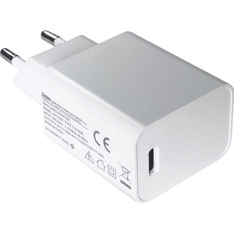 Dehner Elektronik SYS 1621-20 W2E Steckernetzteil, Festspannung 5 V/DC, 9 V/DC, 12 V/DC 3 A 20 W USB