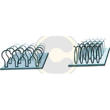 50 x NASTRO A STRAPPO ASOLA P/VELCRO DA  BIANCO