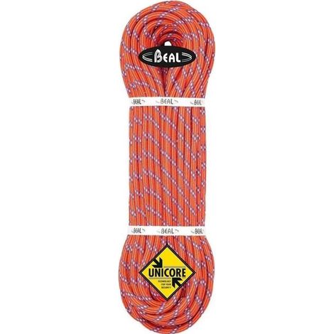 Cuerda de escalada Beal Diablo de 9,8 mm y 60 m Unicore - Roja