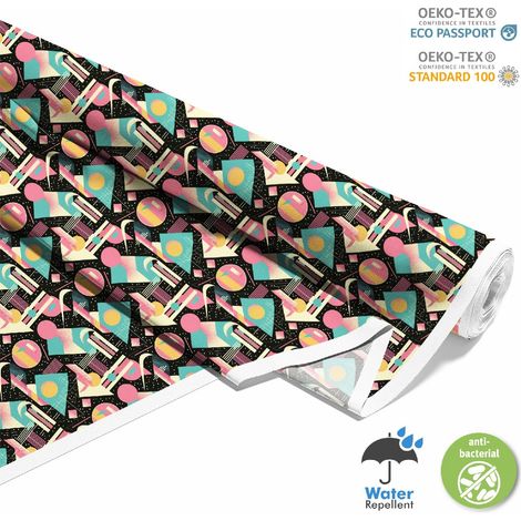 OUTDOOR DEKOSTOFFE OXFORD - Motiv Geometrisch I DX3637 (1/5)