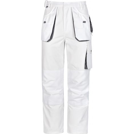 Pantalon de travail Bundhose blanc/gris 60 Taille 60 (1/5)