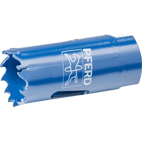 PFERD TOOLS Bi-Metall Lochsäge Co8/M42 Ø 22 mm Schnitttiefe 36 mm für Stahl, Edelstahl, Blech, Holz (1/4)