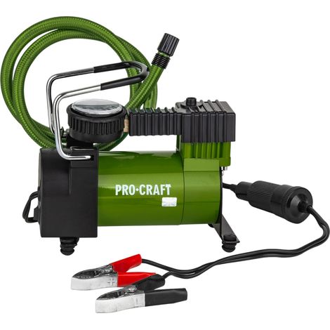 Procraft LK170 Luftkompressor 7 bar für 12 V Auto Steckdosen + Tasche
