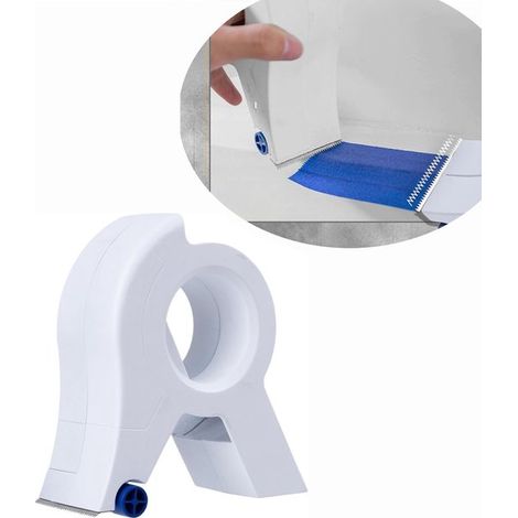 Dispenser di nastro adesivo per nastro largo 35 mm, dispenser di nastro adesivo da tavolo, sigillatrice manuale per cartoni, rotolo di nastro adesivo, dispenser di nastro adesivo, porta nastro adesivo (1/5)