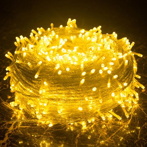 SWANEW 20M 200 Luci a stringa bianco caldo 8 modalità di illuminazione Party Garden Decorazione per esterni per interni Luci di Natale IP44 (1/5)
