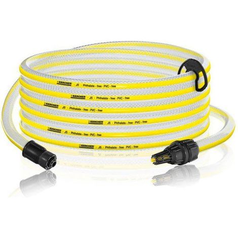 Tuyau d'aspiration (5m) avec clapet anti-retour pour Nettoyeur Haute Pression KARCHER 26431000 (1/2)