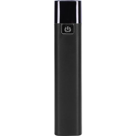 Mini lampe torche LED puissante, entrée/sortie USB, chargeur téléphone, lampe multifonction noire (1/5)
