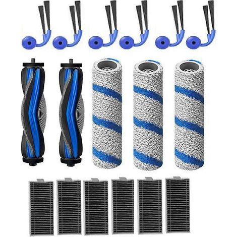 17 Teile für Ecovacs Deebot X11 Omnicyclone/ X11 Pro/ X11 Pro Omni/ X11 Staubsauger: Hauptbürste, Filter und Trommel.