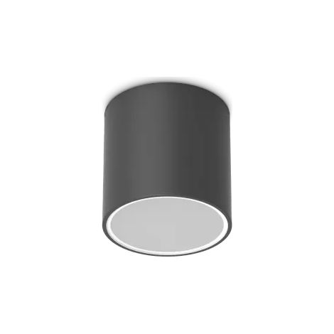 Ideal Lux Lampada da soffitto Techo 1 luce GU10 IP54 nero metallo
