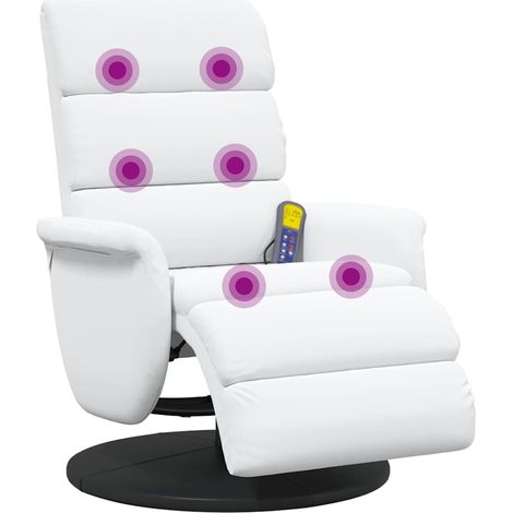 Sillón reclinable PU vidaXL