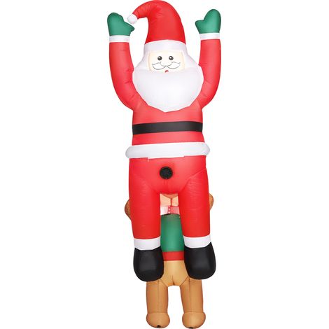 Outsunny Blow Up Hanging Christmas Decoration with Built-in LED Lights (1/5)