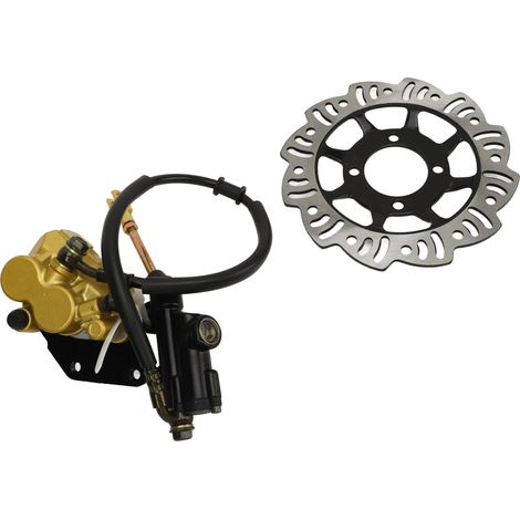 Étrier de frein à disque hydraulique arrière avec maître-cylindre et disques de frein, kit compatible CRF50 CRF70 (1/5)