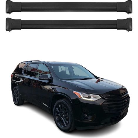 OMAC Aluminium Dachträger Querträger für Chevrolet Traverse 2024-2024 – Max. 75 kg – 2 Stangen Silber (1/5)