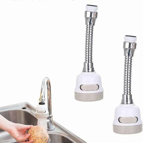 Robinet de cuisine, kit d'extension de robinet de cuisine anti-éclaboussures à 360 degrés, douchette flexible pour robinet d'évier de cuisine (1/5)