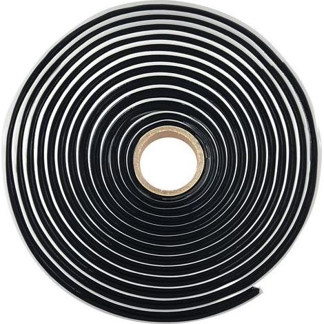 Flintronic Butyl-Dichtungsband, 10 mm x 4 m, wasserdichtes Gummidichtungsband für Leckagen, Reparatur von Auto-, LKW-, Fenster-, Tür- und Wohnmobilfenstern sowie Windschutzscheiben, Scheinwerfern und (1/5)