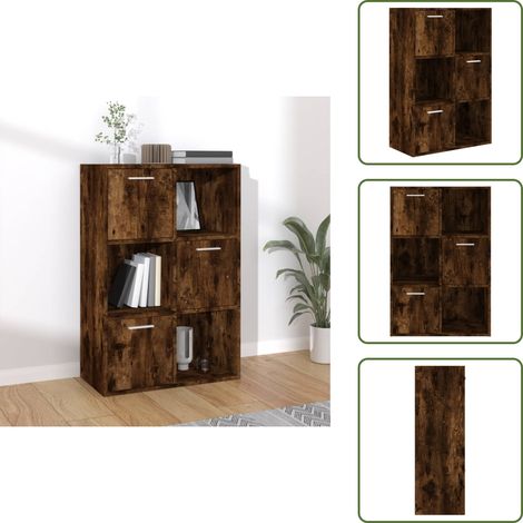 Bücherregale & Bücherschränke - Living Lagerschrank Räuchereiche 60x29,5x90 cm (1/5)