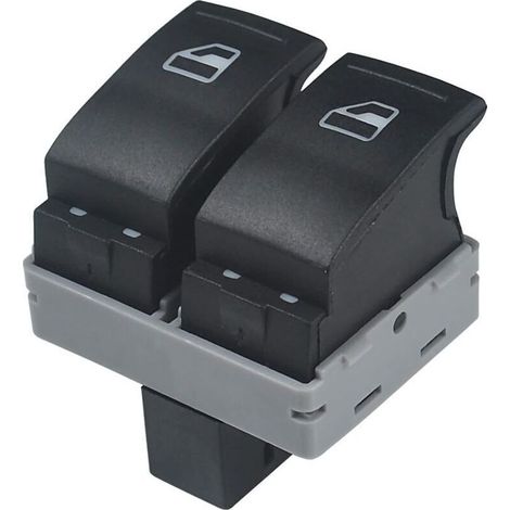 Interrupteur de lève-vitre, Bouton de Commutateur de Fenêtre électrique 7E0959855A pour Muvan T5 T6 2005-2009 côté conducteur (1/5)