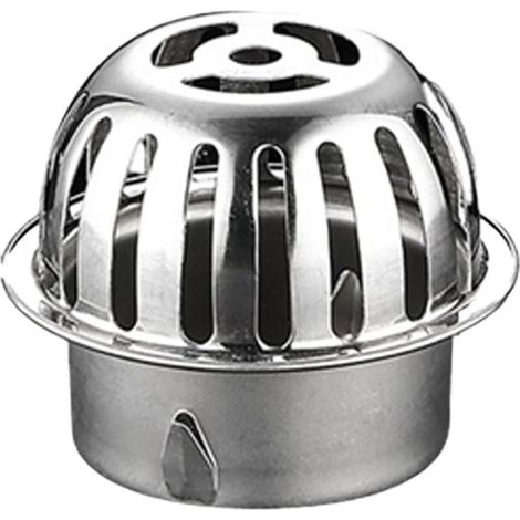 Sollbry Dachrinnenabdeckung aus Stahl, Außenfilter für die Regenwasserableitung, Verstopfungsfreier Siebschutz für Regenwasser, Elegantes Design und Schutz vor Verstopfungen (1/5)