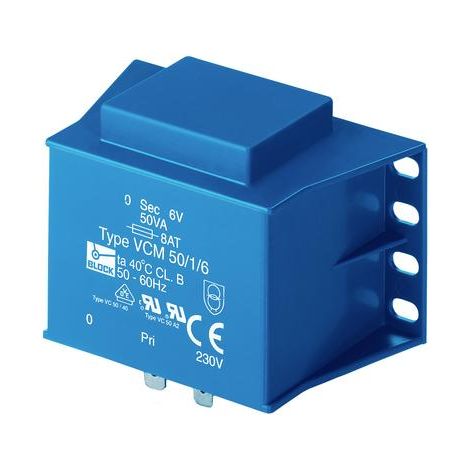 Block VCM 50/1/18 Transformador 50 VA 18 V AC estándar