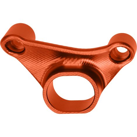 Support de pot d'échappement de moto, fixation métallique, accessoire moto orange (1/5)