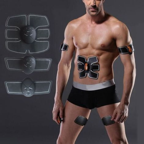 Fitness Électrique bras abdominal muscle stimulateur Exercis formation Dispositif de perte de poids autocollants corps minceur patch (1/4)