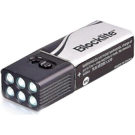 Blocklite 9-Volt-LED-Taschenlampe, Campinglampe, Kompaktgröße, Ultrahell (1/5)