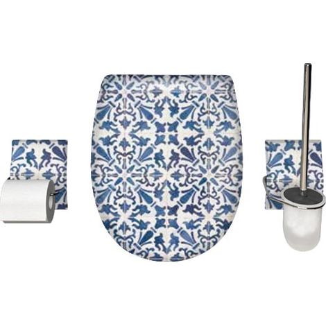 Set accessoire WC Ariane Sintra Brillante - descente assistée - déclipsable - Olfa (1/2)