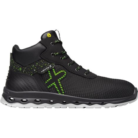 Elysee Feldtmann Levity-x Sicherheitsstiefel SATURN S3 34590 Gr. 47 schwarz/grün