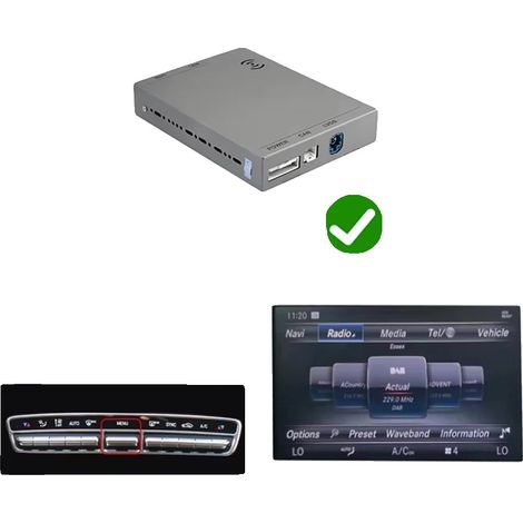 Drahtloses CarPlay-Modul, Bluetooth-Konnektivität, Erweitertes Bildschirmspiegeln, NTG 5.5 (1/2)