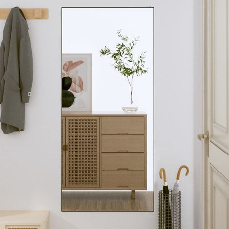 Miroir Mural Moderne, Miroir de maquillage, Miroir suspendu pour Vanité, Salle de Bain, Salon Chambre 50x100 cm Verre Rectangulaire KIM6374 (1/5)