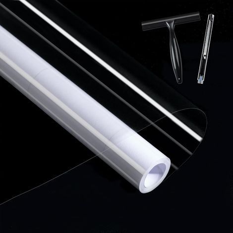 Film Adhesif Transparent pour Meuble, Imperméable Film Transparent Autocollant Protection Mur Cuisine, Rouleau Vinyle Adhesif Papier pour Mur Cuisine 30 X 200 cm (1/5)