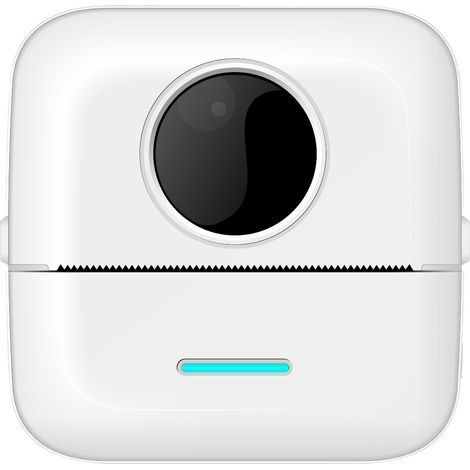 Mini imprimante pour smartphone, imprimante thermique de poche - Imprimante mobile - Autocollant pour téléphone portable - Imprimante pour notes d'étude, plan journalier, mémo, notes, étiquette - Impr