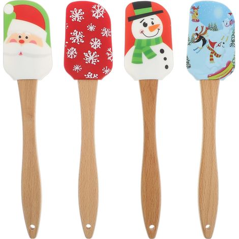 ces Spatules De Silicone Outils De Cuisine Pour G teaux Et (1/5)