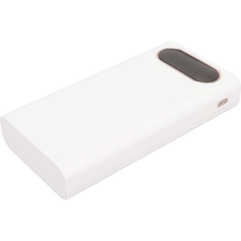 Boîtier de charge rapide DIY 22,5 W pour 6 batteries 21700, coque extérieure blanche en plastique. (1/5)
