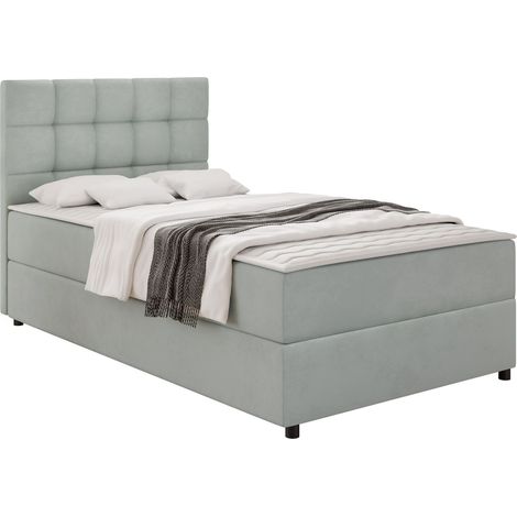 Cama continental Sanford 107, Manila 14, Continental, Individuales, 120x200, Tapiz, Somieres, 120x208x106cm