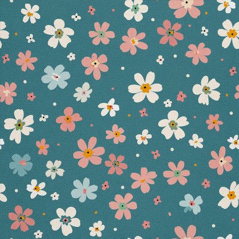 Tela decorativa para exteriores Oxford - Motiv Blumen I DX5586 (1/5)