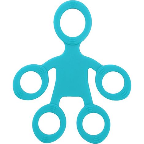 3-teiliger Finger-Handgriff mit 3 Stufen, Silikonring-Krafttrainer, Widerstandsband, Fitness-Expander, Dehner (1/5)