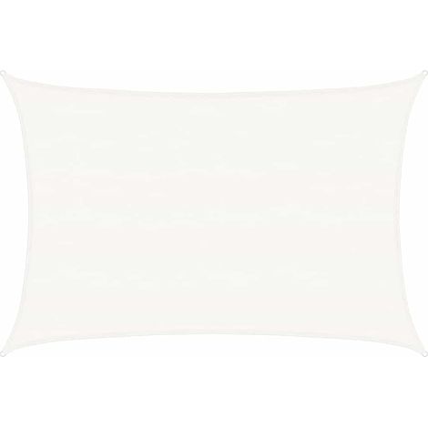 Maison Exclusive - Vela Parasole 160 g/m² Bianca 5x7 m in HDPE