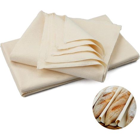 Teigtücher, 3er-Set – Ideal zum Brotbacken und Backen, 75 x 45 cm, Baumwolle (1/5)